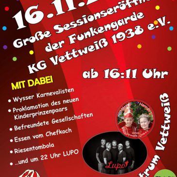 Et jeht widder loss!