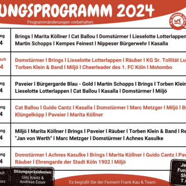 Programm Übersicht 2024