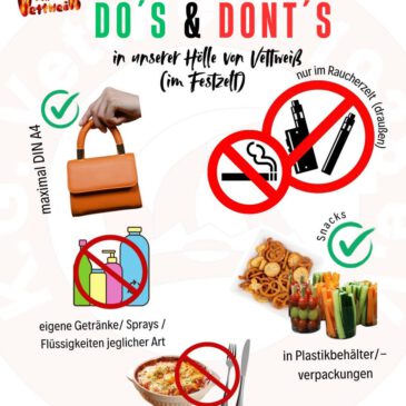 🔥 Es wird heiß! Ein paar Hinweise 🔥