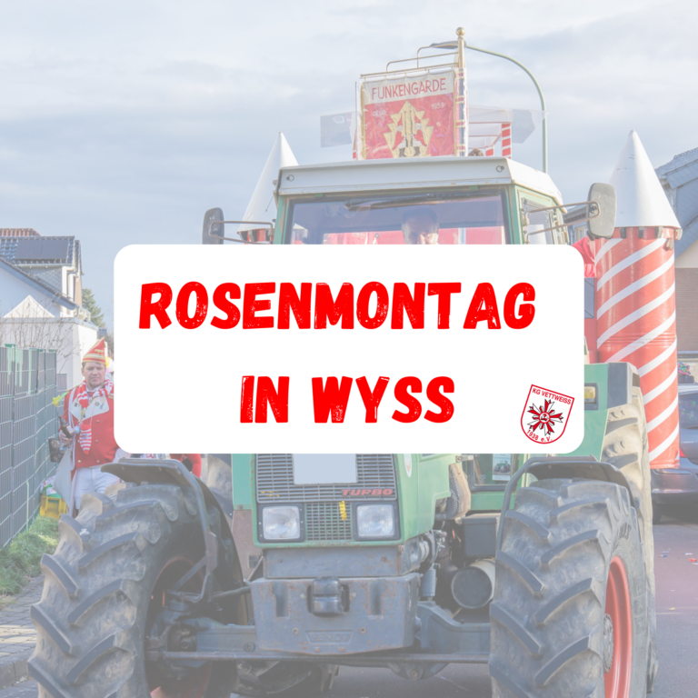 Rosenmontagszug in Wyss 🚜🌹